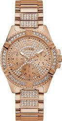 Zegarek Guess Zegarek damski Guess W1156L3 różowe złoto. Czerwone zegarki damskie Guess, złote. Za 873.00 zł.