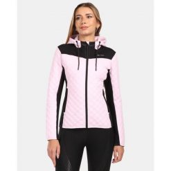 Damska ocieplana bluza z kapturem z polaru Kilpi NEVIA-W. Czerwone bluzy damskie Kilpi, bez wzorów, z polaru, sportowe, bez ramiączek, z kapturem. Za 396.23 zł.