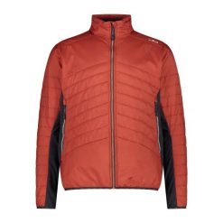 Kurtka hybrydowa CMP Primaloft. Brązowe kurtki sportowe męskie CMP, m, bez wzorów, z nylonu, bez kaptura, narciarskie, primaloft. Za 432.50 zł.