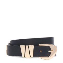 Pasek Guess. Czarne paski damskie Guess, z aplikacjami. Za 324.99 zł.