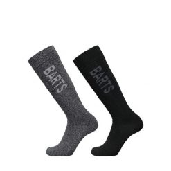 Skarpety narciarskie Barts Basic (x2). Czarne skarpetki damskie Barts, bez wzorów, z materiału. Za 127.50 zł.