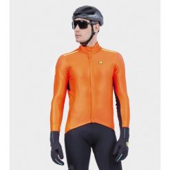 Kurtka rowerowa męska Alé Cycling Klimatik K-Tornado 2.0. Brązowe kurtki męskie ALÉ CYCLING, l, bez wzorów, bez kaptura, rowerowe. Za 499.99 zł.