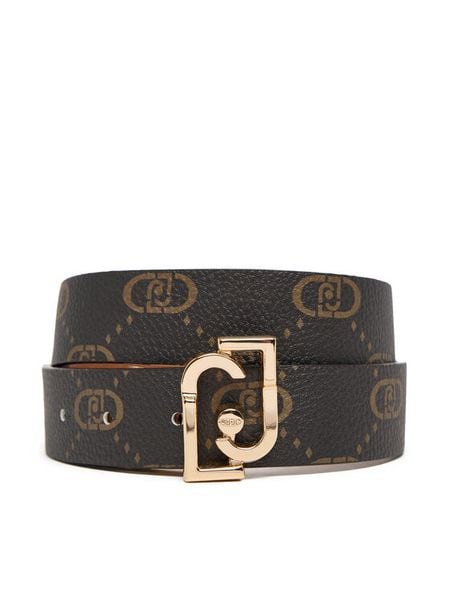 Liu Jo Pasek Damski Reversible Hips Belt AF5239 E0053 Brązowy. Brązowe paski damskie Liu Jo, bez wzorów, ze skóry. Za 299.99 zł.