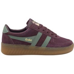 Sneakersy damscy Gola Grandslam Suede Trainer. Fioletowe obuwie sportowe damskie Gola, bez wzorów, bez zapięcia. Za 453.50 zł.