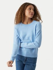 Vero Moda Sweter Doffy 10201022 Niebieski jasny Regular Fit. Niebieskie swetry nierozpinane damskie Vero Moda, xl, bez wzorów, z syntetyku, bez kołnierzyka, bez ramiączek. Za 119.99 zł.