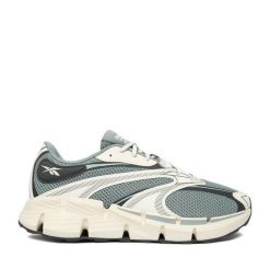 Buty do biegania Reebok. Zielone obuwie sportowe damskie Reebok, bez wzorów, bez zapięcia, do biegania. Za 331.99 zł.