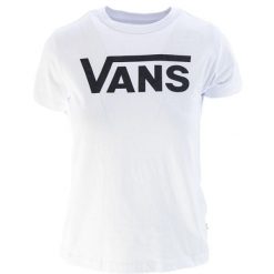 Koszulka sportowa damska Vans Flying V Crew. Białe koszulki sportowe damskie Vans, xs, bez wzorów, z bawełny, bez ramiączek, trekkingowe. Za 211.00 zł.