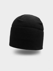 4F Czapka funkcyjna uniseks S/M. Czarne czapki męskie 4F, bez wzorów. Za 59.99 zł.
