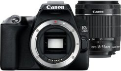 Canon EOS 250D + obiektyw 18-55mm IS STM. Lustrzanki cyfrowe Canon. Za 3,599.00 zł.