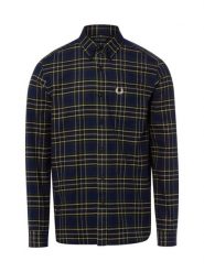 Fred Perry koszula flanelowa Mężczyźni Regular Fit Bawełna (100%) niebieski, M. Niebieskie koszule męskie Fred Perry, m, bez wzorów, z bawełny, klasyczne, bez kołnierzyka, bez ramiączek. Za 749.95 zł.