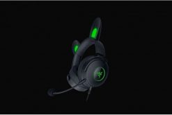 No name Razer Wired, Nauszne, Czarny, Zestaw słuchawkowy do gier, Kraken V2 Pro, Kitty Edition. Czarne słuchawki nauszne RAZER. Za 1,210.42 zł.