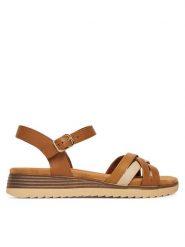 Lasocki Sandały RST-KSYMENA-01 Brązowy. Brązowe sandały damskie Lasocki, bez wzorów, ze skóry, bez obcasa, na koturnie, bez zapięcia. Za 159.99 zł.