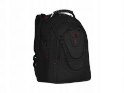 Plecak codzienny miejski Ibex Ballistic Deluxe. Czarne plecaki męskie Wenger, bez wzorów, z materiału, biznesowe. Za 550.99 zł.