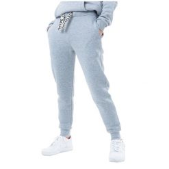 Spodnie sportowe damskie Justhype Drawstring Joggers. Szare spodnie dresowe damskie Hype, bez wzorów, z bawełny, sportowe, długie. Za 139.99 zł.