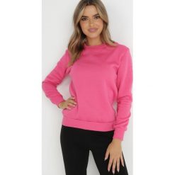 Fuksjowa Bluza Sotear. Czerwone bluzy damskie Born2be, na zimę, l, bez wzorów, z dzianiny, casualowe, bez ramiączek, bez kaptura. Za 39.99 zł.