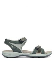 CMP Sandały Adib 39Q9536 Zielony. Zielone sandały damskie CMP, bez wzorów, z materiału, bez obcasa, na płaskiej podeszwie, bez zapięcia. Za 209.99 zł.