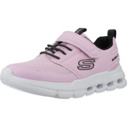 Buty SKECHERS GLIDE STEP FLOW Rose. Czerwone buty zimowe męskie Skechers, bez wzorów, z syntetyku, bez obcasa, bez zapięcia. Za 195.99 zł.
