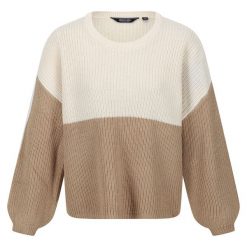 Sweter Damski Dzianinowa Kamaria. Niebieskie swetry nierozpinane damskie Regatta, xl, bez wzorów, z dzianiny, sportowe, bez kołnierzyka, bez ramiączek. Za 78.99 zł.