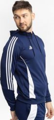 Adidas Bluza męska adidas Tiro 24 Training Hoodie niebieska IR9398 M. Niebieskie bluzy męskie Adidas, m, bez wzorów, bez kaptura. Za 160.99 zł.