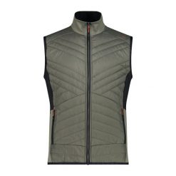 Kurtka puchowa bez rękawów CMP. Zielone kurtki męskie CMP, bez wzorów, z puchu, sportowe, bez kaptura. Za 305.70 zł.