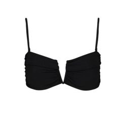 Damski top do kostiumu kąpielowego Barts Solid Bandeau. Czarne bikini Barts, bez wzorów. W wyprzedaży za 210.00 zł.