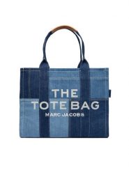 Marc Jacobs Torebka The Denim Large Tote Bag H018M06FA21 Niebieski. Niebieskie shopperki damskie Marc Jacobs, bez wzorów, z denimu, bez dodatków. Za 1,399.00 zł.