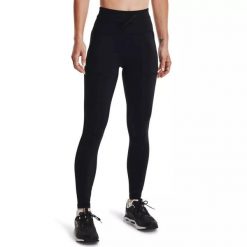 Legginsy damskie Under Armour Meridian + MI Cargo. Zielone legginsy damskie Under Armour, bez wzorów. Za 139.99 zł.