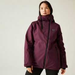 Damska kurtka narciarska Dare 2B Gnarly. Czerwone kurtki sportowe damskie Dare 2B, s, bez wzorów, z materiału, bez ramiączek, bez kaptura, narciarskie. Za 279.99 zł.