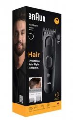 Braun HC5530 maszynka do włosów Czarny 17 Niklowo-metalowo-wodorkowa (NiMH). Lokówki BRAUN. Za 227.99 zł.
