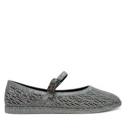 Baleriny Melissa. Szare balerinki damskie Melissa, bez wzorów, bez obcasa, bez zapięcia. Za 199.99 zł.
