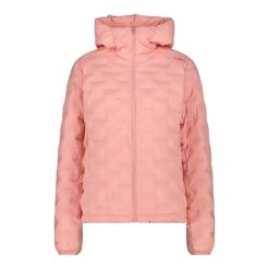 Damska kurtka z kapturem CMP. Czerwone kurtki sportowe damskie CMP, bez wzorów, z puchu, bez ramiączek, z kapturem, narciarskie. Za 649.00 zł.