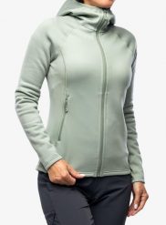 Bluza z kapturem damska Montane Fury Hoodie. Zielone bluzy damskie Montane, l, bez wzorów, z materiału, bez ramiączek, z kapturem. Za 433.39 zł.