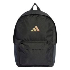 Plecak adidas Essentials 3 Bar Logo czarny JY1002. Czarne plecaki męskie Adidas, bez wzorów, z materiału, klasyczne. Za 98.99 zł.