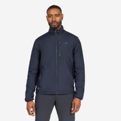 Ciepła kurtka żeglarska męska Tribord 500 midlayer ocieplona polarem. Niebieskie kurtki męskie TRIBORD, m, bez wzorów, z dzianiny, sportowe, bez kaptura. Za 199.99 zł.