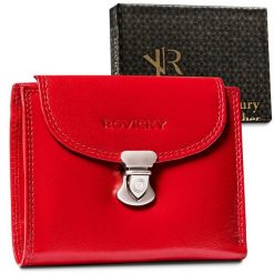 Portfel skórzany Rovicky R-RD-39-GCL czerwony. Czerwone portfele damskie ROVICKY, ze skóry. Za 85.99 zł.