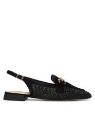 Caprice Baleriny 9-29410-46 Czarny. Czarne balerinki damskie Caprice, bez wzorów, ze skóry, bez obcasa, bez zapięcia. Za 206.99 zł.