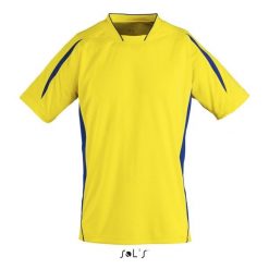 Koszulka Sol's Maracana 2 Ssl. Niebieskie bluzki damskie SOL'S, s, bez wzorów, sportowe, bez kołnierzyka, bez ramiączek. Za 132.50 zł.