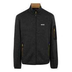 Bluza Polarowa Męska Melanżowy Pełen Suwak Newhill. Czarne bluzy sportowe męskie Regatta, m, bez wzorów, z polaru, bez kaptura, trekkingowe. Za 127.99 zł.