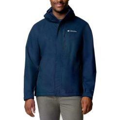 Kurtka COLUMBIA HIKEBOUND II JACKET Niebieski. Niebieskie kurtki męskie Columbia, m, bez wzorów, z tkaniny, casualowe, bez kaptura. Za 534.98 zł.