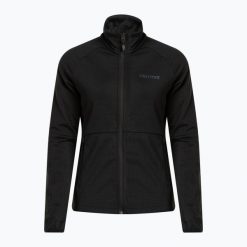 Bluza polarowa damska Marmot Leconte Fleece Jacket. Czarne bluzy damskie Marmot, na zimę, s, bez wzorów, z polaru, sportowe, bez ramiączek, bez kaptura. Za 209.99 zł.