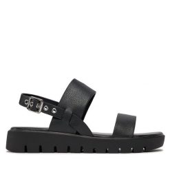Sandały Call It Spring. Czarne sandały damskie Call it Spring, bez wzorów, bez obcasa, na płaskiej podeszwie, bez zapięcia. Za 149.99 zł.