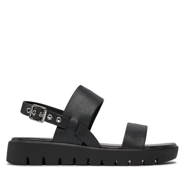 Sandały Call It Spring. Czarne sandały damskie Call it Spring, bez wzorów, bez obcasa, na płaskiej podeszwie, bez zapięcia. Za 149.99 zł.
