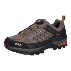 Buty trekkingowe męskie CMP Rigel wodoodporne FITGO. Czarne trekkingi męskie CMP, z materiału, bez zapięcia. W wyprzedaży za 389.99 zł.