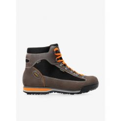Buty trekkingowe męskie AKU Slope Micro GTX. Brązowe buty zimowe męskie Aku, bez wzorów, bez obcasa, bez zapięcia. Za 723.99 zł.