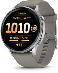 Smartwatch Garmin Garmin Venu 4 išmanusis laikrodis, 45 mm, sidabrinis su sidabrinės pilkos spalvos silikonine apyranke. Zegarki smartwatch Garmin, bez wzorów. Za 2,108.98 zł.