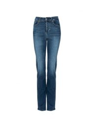 Liu Jo Jeansy "Authentic Straight" | UF2115 D4615 | Kobieta | Niebieski. Niebieskie jeansy damskie Liu Jo, bez wzorów, z bawełny, eleganckie, z podwyższonym stanem, długie. W wyprzedaży za 379.00 zł.