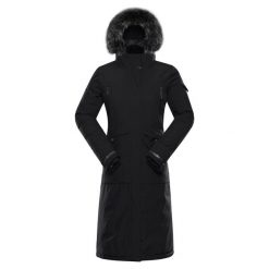 Parka dla kobiet Alpine Pro Wussa. Czarne parki damskie Alpine Pro, m, z aplikacjami, z futra, bez kaptura. Za 853.35 zł.