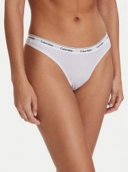 Calvin Klein Underwear Stringi 000QD5043E Fioletowy. Fioletowe majtki damskie Calvin Klein Underwear, z bawełny. Za 79.99 zł.