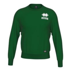 Bluza haftowany okrągły dekolt Errea Essential 28. Zielone bluzy męskie ERREA, bez wzorów, sportowe, bez ramiączek, bez kaptura. W wyprzedaży za 158.00 zł.
