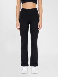 Damskie legginsy z wysokim stanem Hummel. Czarne legginsy damskie Hummel, bez wzorów, z materiału. Za 249.85 zł.